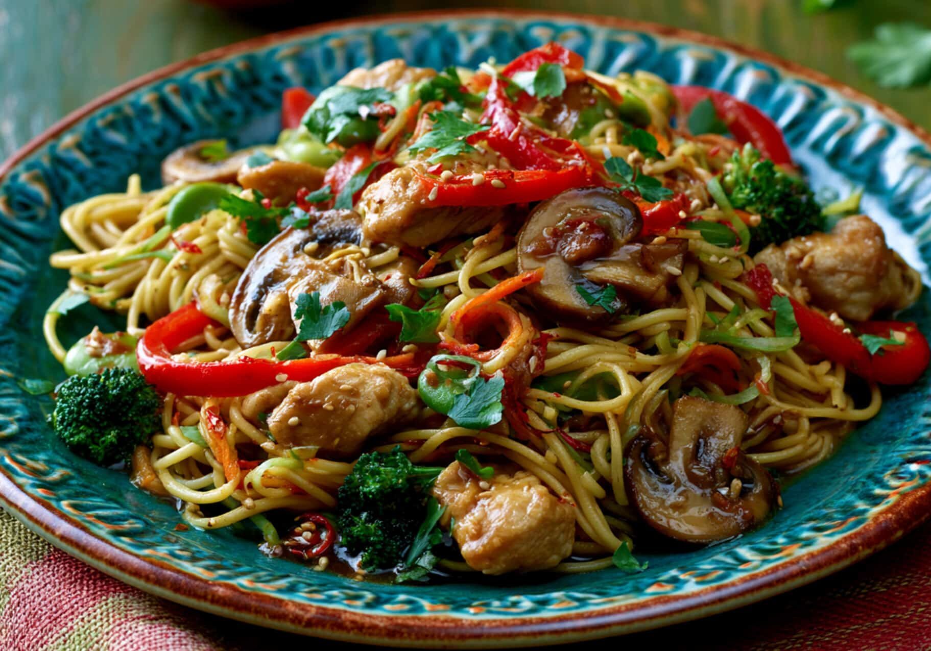 Easy Weeknight Chicken Lo Mein